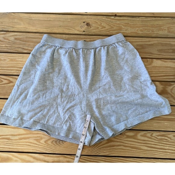 J Crew Knit Lounge Shorts Size Medium Women’s Grey - Picture 6 of 8